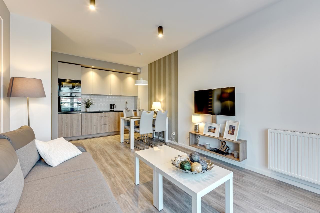 Апартаменты Downtown Apartments Nowa Motława SPA Гданьск-48